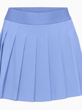 Aritzia Pleated Mini Skirt in Periwinkle